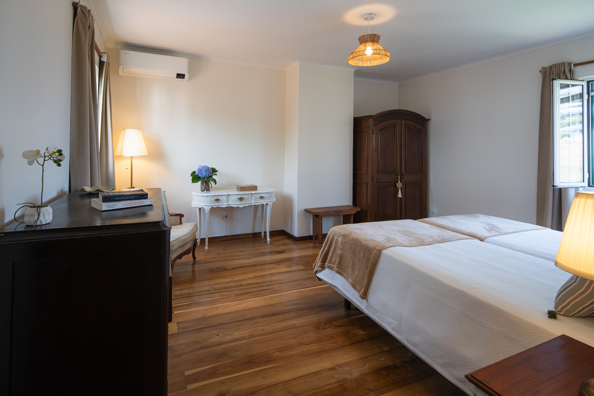 Quarto 5 — camas gémeas — Solar de Sant'Ana